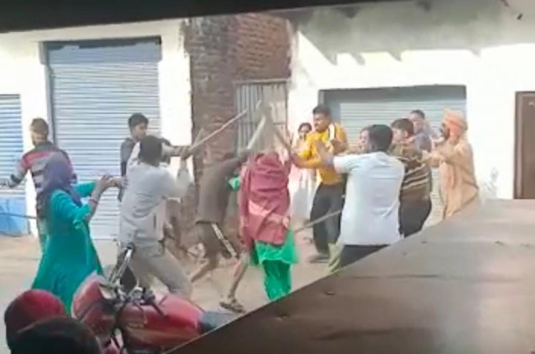 जौनपुर, धर्मापुर / धर्मापुर में मारपीट व जमकर पथराव, कई घायल