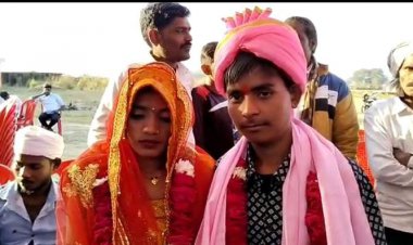 मुख्यमंत्री सामूहिक विवाह में नाबालिक दूल्हे को देखकर लोग रह गए दंग