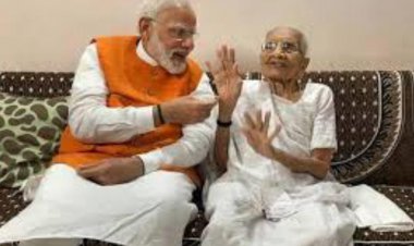 पीएम मोदी की माँ का  100 साल की उम्र में निधन