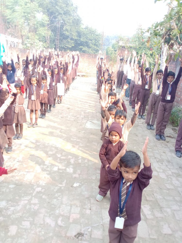 बच्चो को शिक्षा के साथ-साथ मनोरंजन देने से सर्वांगीण विकास