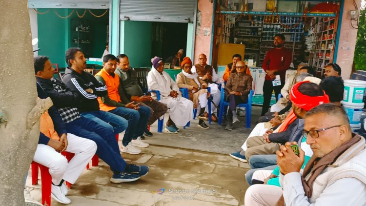 लगातार सातवीं बार जीत दर्ज करने पर भारतीय जनता पार्टी के कार्यकर्ताओं ने मनाया जश्न