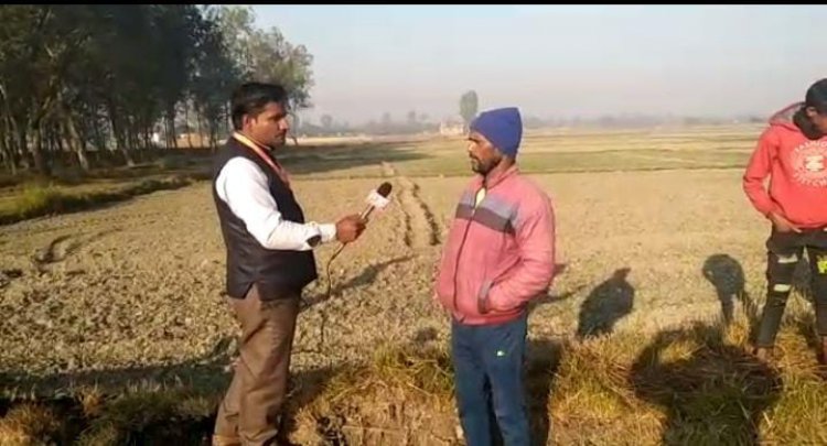 भिखारीपुर कला और खडारी के बार्डर नहर की खुदाई से किसानों में मचा हड़कंप