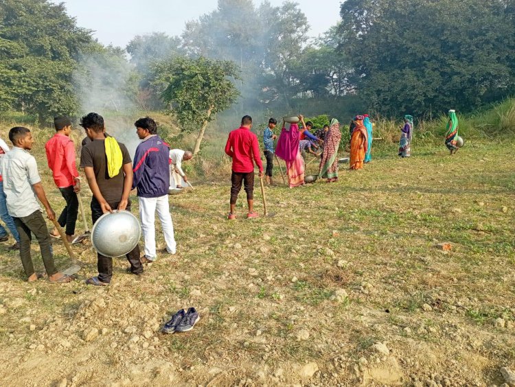गांव वालों को मिला रोजगार, पोखरी सुंदरीकरण