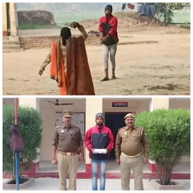 तमंचा लेकर बन रहा था शेर पुलिस ने कर दिया ढेर, हिस्ट्रीशीटर हुआ गिरफ्तार