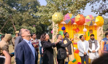 पतंग महोत्सव के माध्यम से दिया स्वच्छता का संदेश 