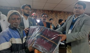जरूरतमंद लोगों  को किया गया कंबल वितरण