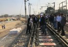 रेलखंड पर नवनिर्मित दोहरीकरण एवं विद्युतीकरण कार्य को रेल संरक्षा आयुक्त