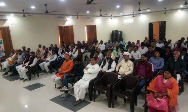 भारतीय जनता पार्टी जिला जौनपुर के कार्यालय पर अमृत काल बजट पर प्रेस वार्ता..