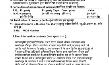 गाली-गलौज, मारपीट, तोड़फोड़ करने के संबंध में पांच अज्ञात पर हुआ FIR दर्ज