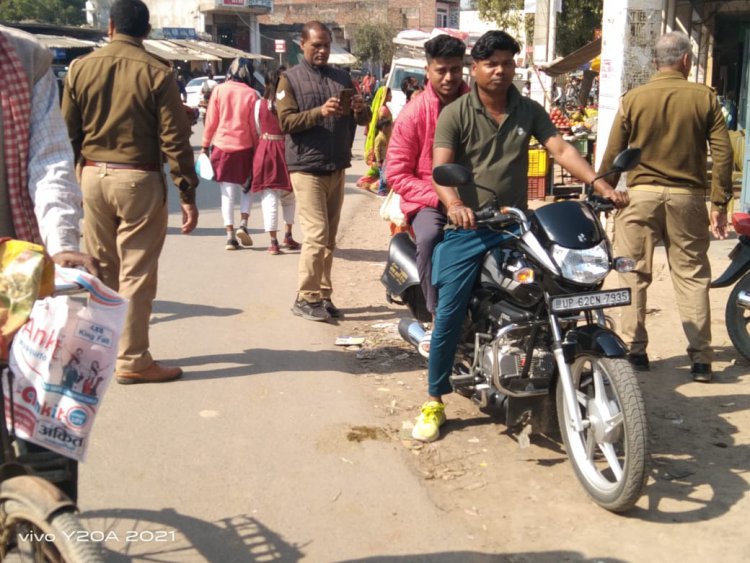 वाहन चेकिंग अभियान,(डाक्टर अजय पाल शर्मा)