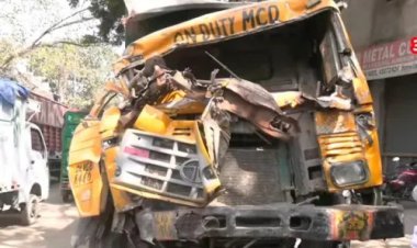 फुटपाथ पर काम कर रहे मजदूरों और बच्चों को ट्रक ने कुचला, चार की मौत