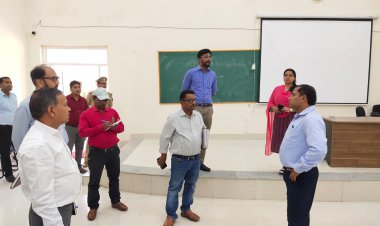 उमानाथ सिंह स्वशासी राज्य चिकित्सा महाविद्यालय का औचक निरीक्षण