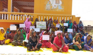 अंतरराष्ट्रीय महिला दिवस के अवसर पर जन विकास संस्थान, द्वारा निकाली गई जन जागरूकता रैली