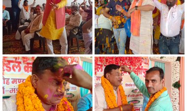 भारतीय जनता पार्टी कार्यकर्ताओं के भव्य होली मिलन समारोह..