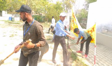 जनता महाविद्यालय रतनपुर पर सात दिवसीय राष्ट्रीय शिविर का हुआ आयोजन