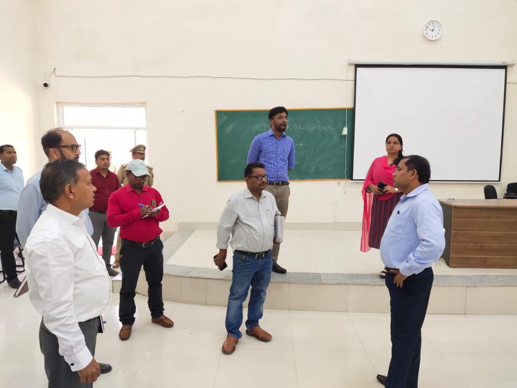 उमानाथ सिंह स्वशासी राज्य चिकित्सा महाविद्यालय का औचक निरीक्षण
