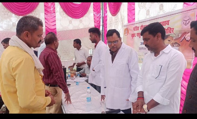 पशु आरोग्य मेले में 634 मवेशियों की जाँच कर दिया गया फूड सप्लीमेंट