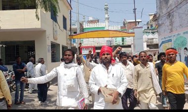 बिना पुलिस के शान्ति पूर्ण ढंग से निकली रैली,डोम मुसहर नट धरिकार समाज