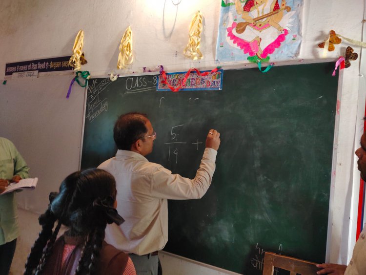 प्राथमिक विद्यालय ताहिरपुर का आकस्मिक निरीक्षण