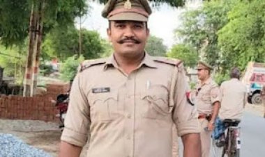 भ्रष्ट दरोगा अभिषेक वर्मा एक लाख घूस लेते रंगे हाथ गिरफ्तार