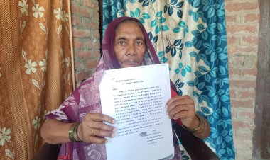 विधवा महिला के साथ दबंगों द्वारा किया जा रहा है गुंडागर्दी