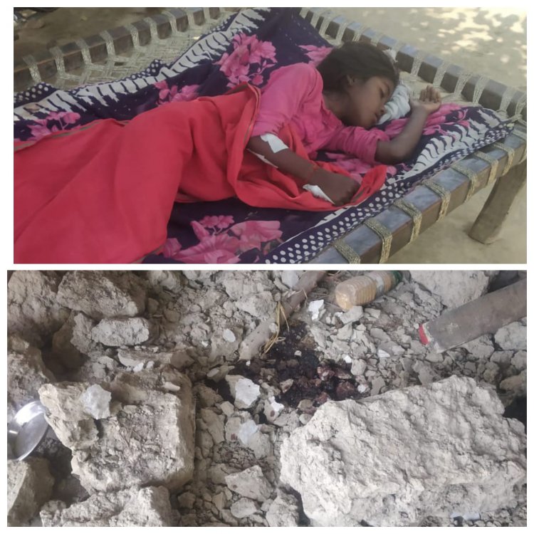 कच्चा मकान गिरने से पिता और पुत्री की मौत 