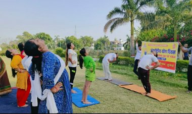 शारीरिक और मानसिक स्वास्थ के लिए योग अति आवश्यक है - - - उर्वशी सिँह