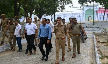 बकरीद के त्योहार के दृष्टिगत प्रशासन ने तैयारियों का किया निरीक्षण