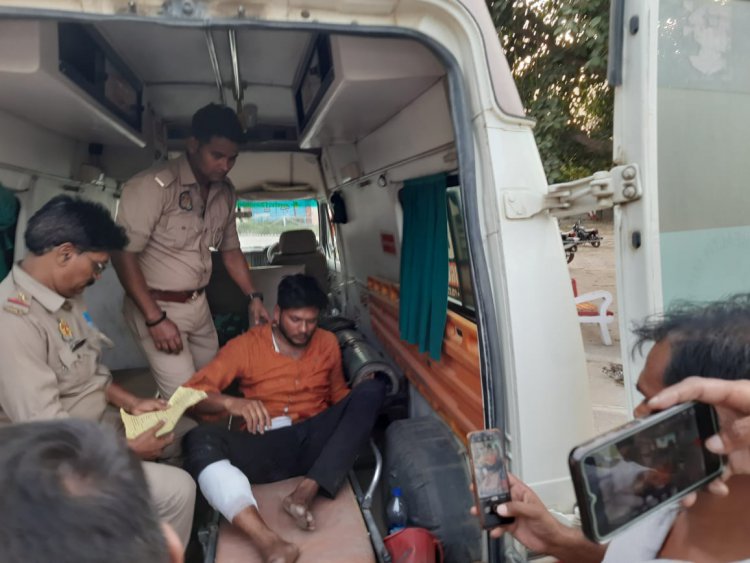 पुलिस मुठभेड़ मे एक बदमाश घायल, पिस्टल एवं जिंदा कारतूस बरामद।