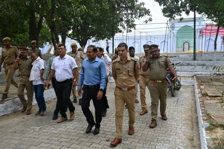 बकरीद के त्योहार के दृष्टिगत प्रशासन ने तैयारियों का किया निरीक्षण