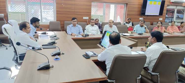 कलेक्ट्रेट सभागार में जिला पोषण समिति/जिला कन्वर्जेन्स कमेटी की बैठक