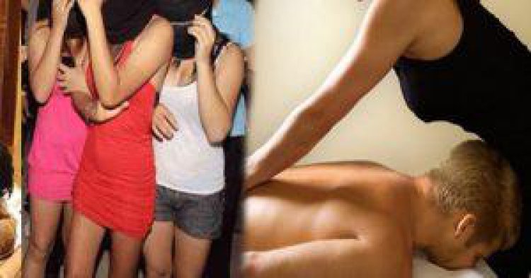 पुलिस ने छापेमारी कर सेक्स रैकेट का किया खुलासा