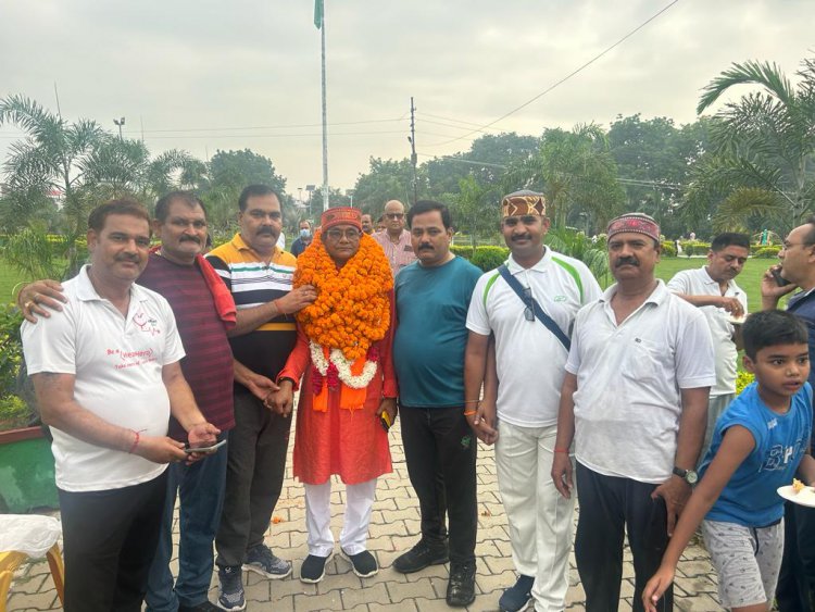 लोहिया पार्क मार्निंगवाकर क्लब का हुआ  आगाज