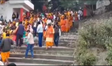 ढोल नगाड़ों के साथ बंतरी गांव में निकाली गई कलश यात्रा हजारों की संख्या में महिला व पुरुष रहे शामिल....